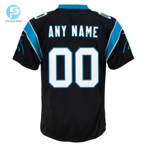 Youth Carolina Panthers Nike Black Custom Game Jersey stylepulseusa 1 2