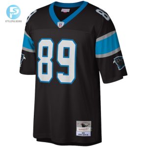 Mens Carolina Panthers Steve Smith Mitchell Ness Black Legacy Replica Jersey stylepulseusa 1 1