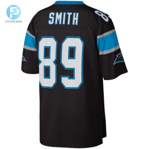 Mens Carolina Panthers Steve Smith Mitchell Ness Black Legacy Replica Jersey stylepulseusa 1 2