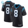 Mens Carolina Panthers Jaycee Horn Nike Black Game Jersey stylepulseusa 1