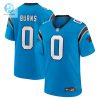 Mens Carolina Panthers Brian Burns Nike Blue Alternate Game Jersey stylepulseusa 1