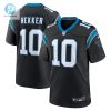 Mens Carolina Panthers Johnny Hekker Nike Black Team Game Jersey stylepulseusa 1