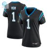 Womens Carolina Panthers Number 1 Mom Nike Black Game Jersey stylepulseusa 1