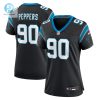 Womens Carolina Panthers Julius Peppers Nike Black Retired Player Game Jersey stylepulseusa 1