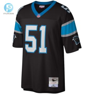 Mens Carolina Panthers Sam Mills Mitchell Ness Black Legacy Replica Jersey stylepulseusa 1 1