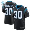 Mens Carolina Panthers Chuba Hubbard Nike Black Team Game Jersey stylepulseusa 1