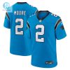 Mens Carolina Panthers D.J. Moore Nike Blue Alternate Game Jersey stylepulseusa 1