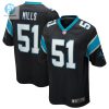 Mens Carolina Panthers Sam Mills Nike Black Game Retired Player Jersey stylepulseusa 1