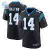 Mens Carolina Panthers Andy Dalton Nike Black Team Game Jersey stylepulseusa 1