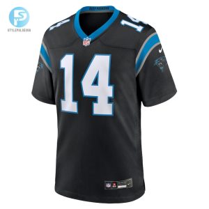 Mens Carolina Panthers Andy Dalton Nike Black Team Game Jersey stylepulseusa 1 1