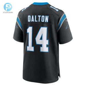 Mens Carolina Panthers Andy Dalton Nike Black Team Game Jersey stylepulseusa 1 2