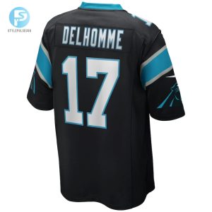 Mens Carolina Panthers Jake Delhomme Nike Black Game Retired Player Jersey stylepulseusa 1 2