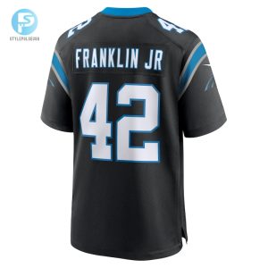 Mens Carolina Panthers Sam Franklin Jr. Nike Black Team Game Jersey stylepulseusa 1 2