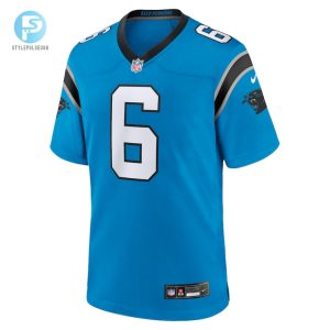 Mens Carolina Panthers Miles Sanders Nike Blue Team Game Jersey stylepulseusa 1 1