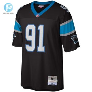 Mens Carolina Panthers Kevin Greene Mitchell Ness Black Legacy Replica Jersey stylepulseusa 1 1