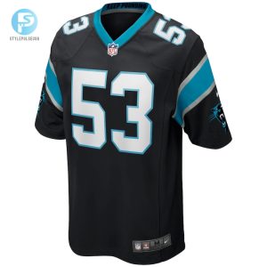 Mens Carolina Panthers Brian Burns Nike Black Game Jersey stylepulseusa 1 1