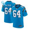 Mens Carolina Panthers Justin Mccray Nike Blue Alternate Game Jersey stylepulseusa 1