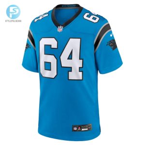 Mens Carolina Panthers Justin Mccray Nike Blue Alternate Game Jersey stylepulseusa 1 1