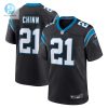 Mens Carolina Panthers Jeremy Chinn Nike Black Game Jersey stylepulseusa 1