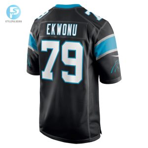 Mens Carolina Panthers Ikem Ekwonu Nike Black Player Game Jersey stylepulseusa 1 2