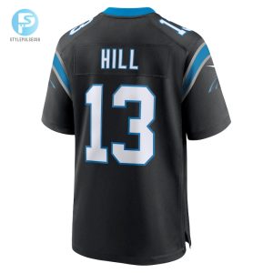 Mens Carolina Panthers Troy Hill Nike Black Team Game Jersey stylepulseusa 1 2