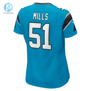 Womens Carolina Panthers Sam Mills Nike Blue Retired Player Jersey stylepulseusa 1 2