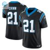 Mens Carolina Panthers Jeremy Chinn Nike Black Vapor F.U.S.E. Limited Jersey stylepulseusa 1