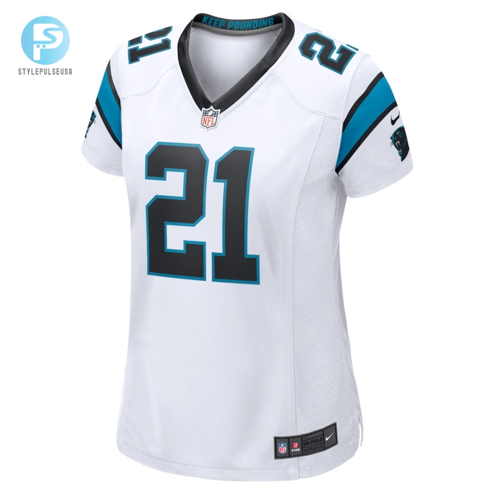 Womens Carolina Panthers Jeremy Chinn Nike White Game Jersey 