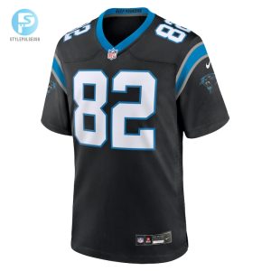 Mens Carolina Panthers Tommy Tremble Nike Black Team Game Jersey stylepulseusa 1 1