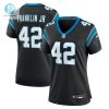 Womens Carolina Panthers Sam Franklin Jr. Nike Black Team Game Jersey stylepulseusa 1