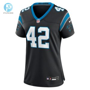 Womens Carolina Panthers Sam Franklin Jr. Nike Black Team Game Jersey stylepulseusa 1 1