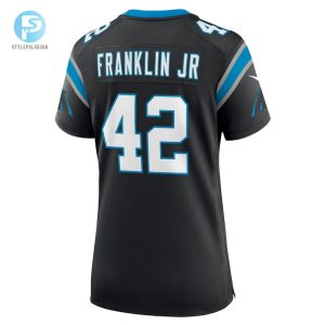 Womens Carolina Panthers Sam Franklin Jr. Nike Black Team Game Jersey stylepulseusa 1 2