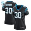 Womens Carolina Panthers Chuba Hubbard Nike Black Team Game Jersey stylepulseusa 1