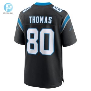 Mens Carolina Panthers Ian Thomas Nike Black Team Game Jersey stylepulseusa 1 2