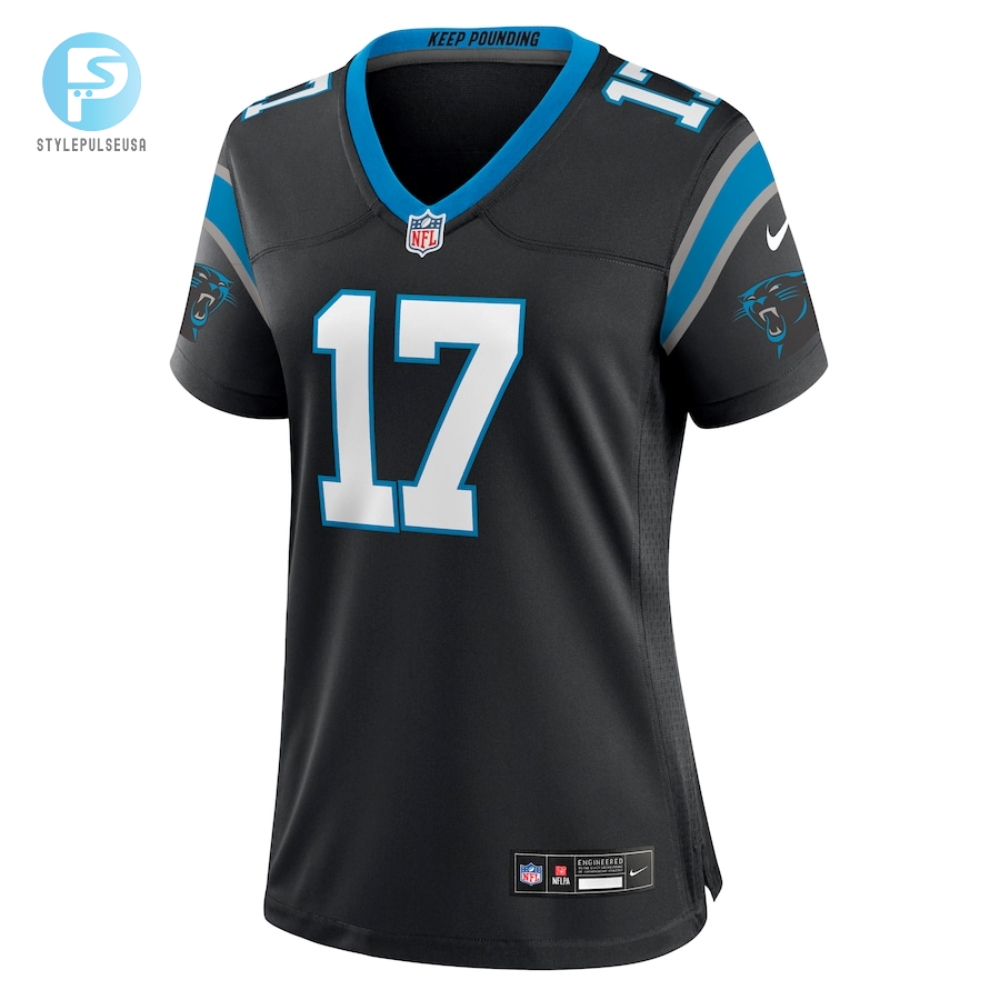 Womens Carolina Panthers Dj Chark Jr. Nike Black Game Jersey 