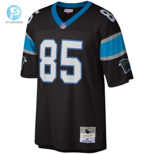 Mens Carolina Panthers Wesley Walls Mitchell Ness Black Legacy Replica Jersey stylepulseusa 1 1