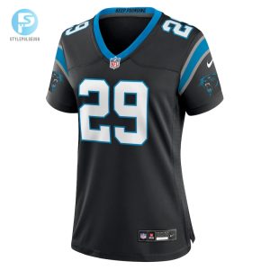 Womens Carolina Panthers Dshawn Jamison Nike Black Team Game Jersey stylepulseusa 1 1