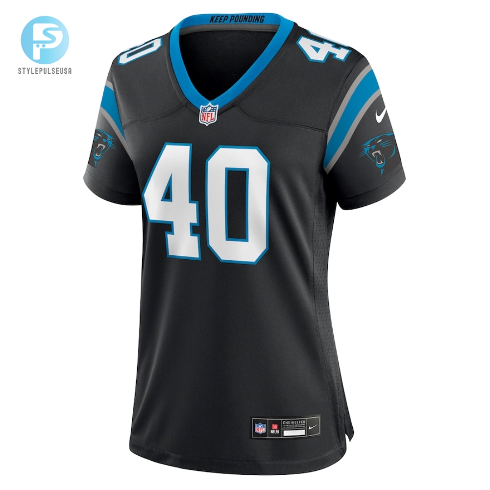 Womens Carolina Panthers Deion Jones Nike Black Game Jersey 