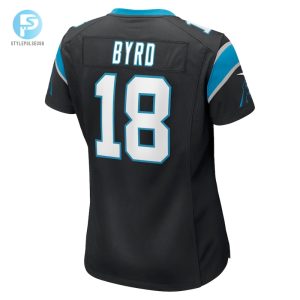 Womens Carolina Panthers Damiere Byrd Nike Black Game Player Jersey stylepulseusa 1 2