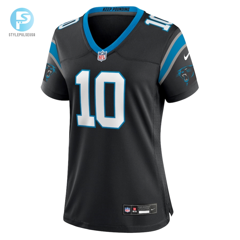 Womens Carolina Panthers Johnny Hekker Nike Black Team Game Jersey 