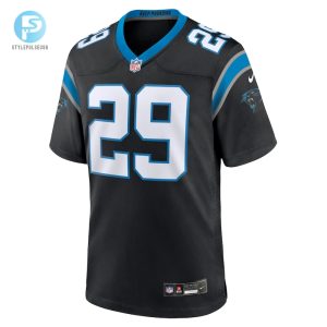 Mens Carolina Panthers Dshawn Jamison Nike Black Team Game Jersey stylepulseusa 1 1