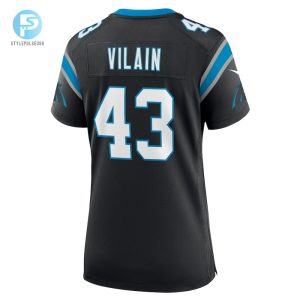 Womens Carolina Panthers Luiji Vilain Nike Black Game Jersey stylepulseusa 1 2