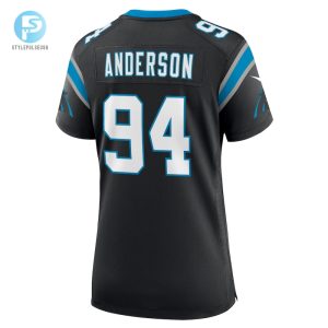 Womens Carolina Panthers Henry Anderson Nike Black Team Game Jersey stylepulseusa 1 2