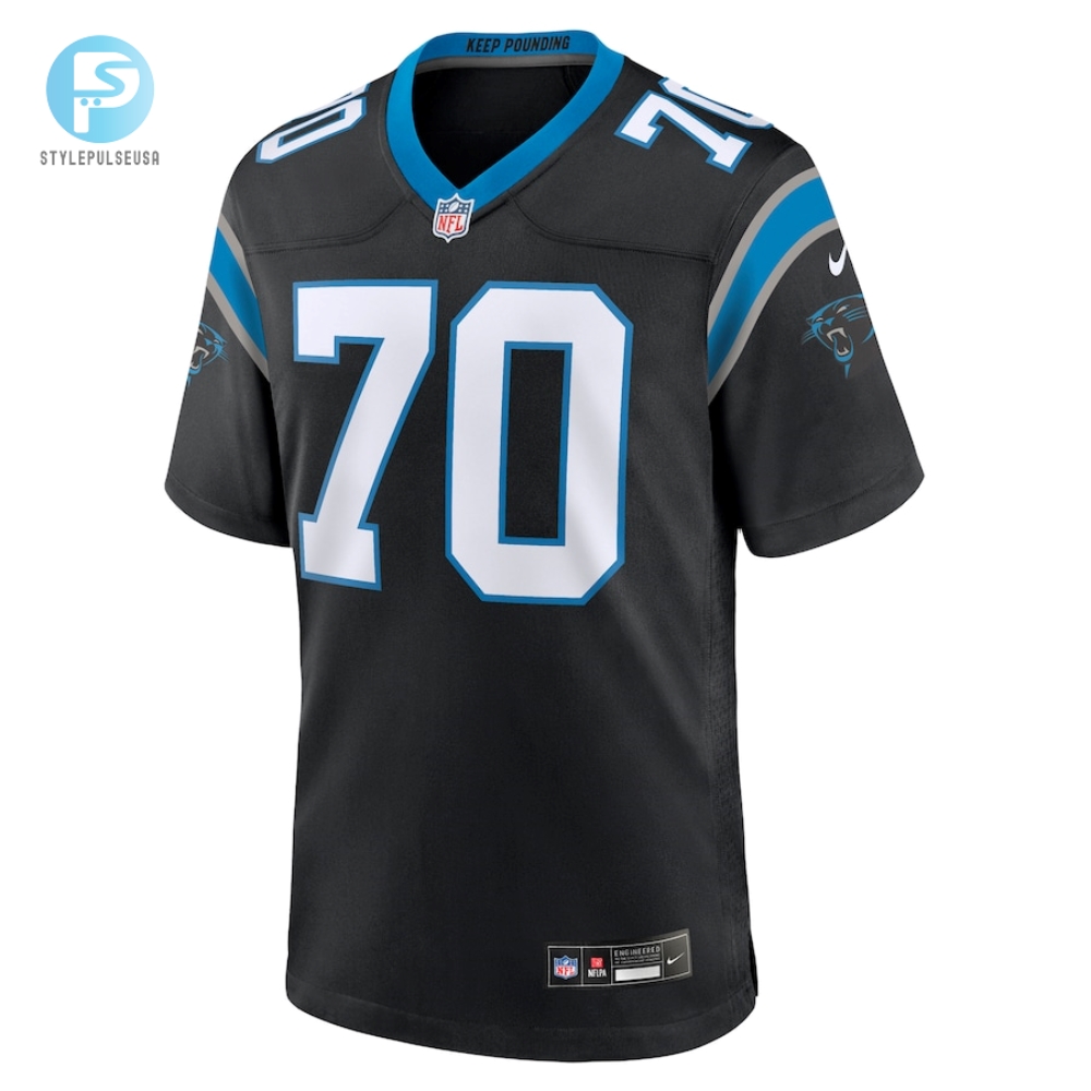 Mens Carolina Panthers Brady Christensen Nike Black Team Game Jersey 