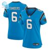 Womens Carolina Panthers Miles Sanders Nike Blue Team Game Jersey stylepulseusa 1