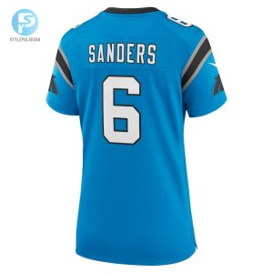 Womens Carolina Panthers Miles Sanders Nike Blue Team Game Jersey stylepulseusa 1 2