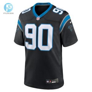 Mens Carolina Panthers Amare Barno Nike Black Team Game Jersey stylepulseusa 1 1