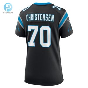 Womens Carolina Panthers Brady Christensen Nike Black Team Game Jersey stylepulseusa 1 2