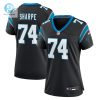 Womens Carolina Panthers David Sharpe Nike Black Team Game Jersey stylepulseusa 1