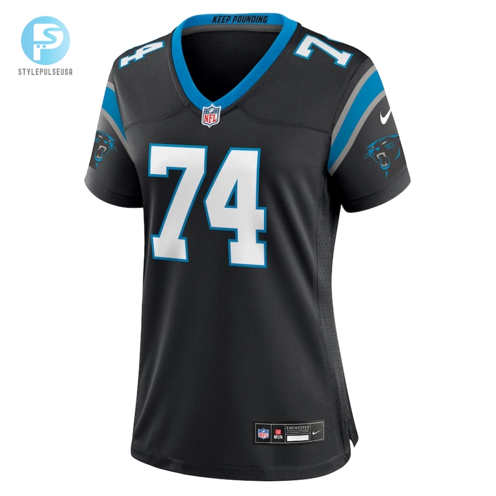 Womens Carolina Panthers David Sharpe Nike Black Team Game Jersey 